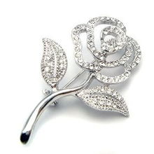 伊泰蓮娜麗晶合金胸針 幻影花 銀 珠寶首飾中的藝術(shù)幻影